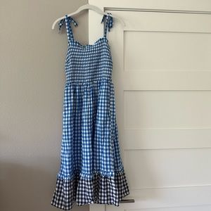 Draper James Blue Gingham Dress